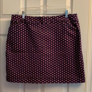 Croft & Barrow Skort - Navy and Red Pattern 16 Women’s